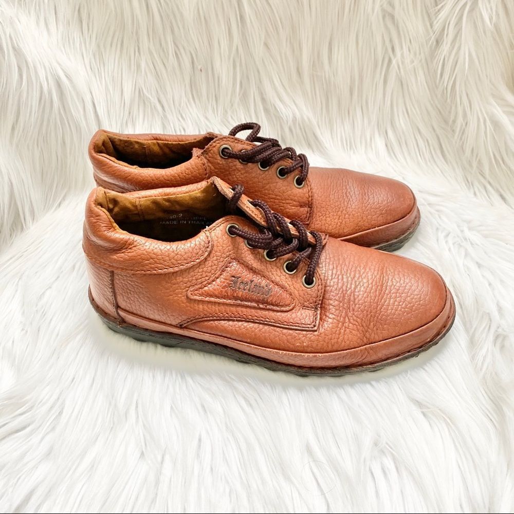 Iceland cognac leather lace up Oxford shoes 7